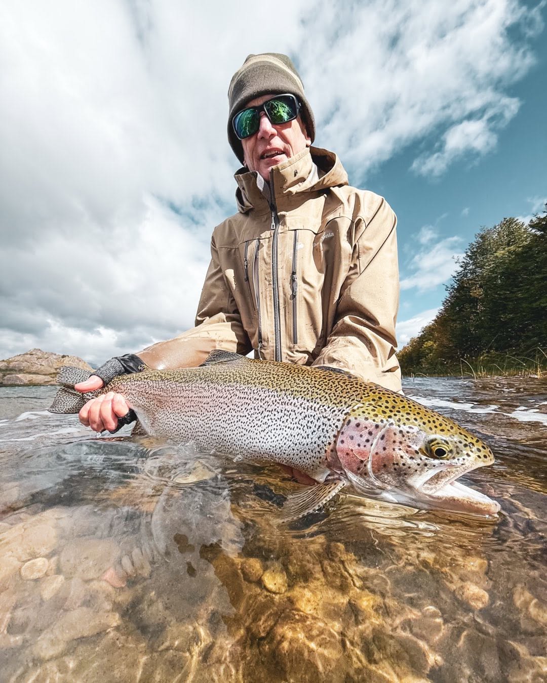 Instagram post by Dr. Charles H. Thorne: Thanks to @marcos_hlace, incredible teacher, fishing guide and spiritual advisor. #elencuentroflyfishing