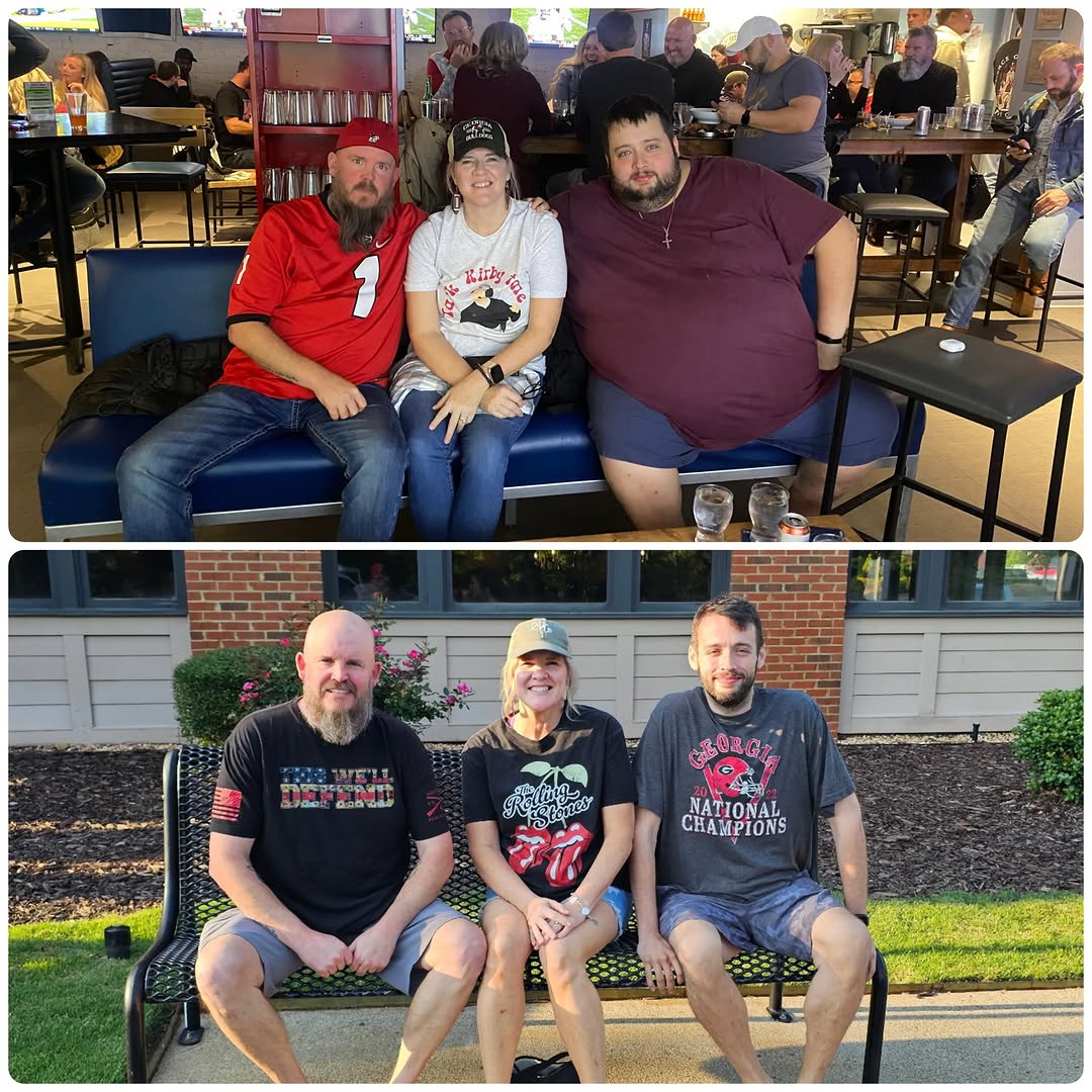 Instagram post by Dr. Charles Procter, Jr.: Two photos. Same three friends. Two completely different versions of me. The first was taken in November 2023 when I was lost, hurting, and …