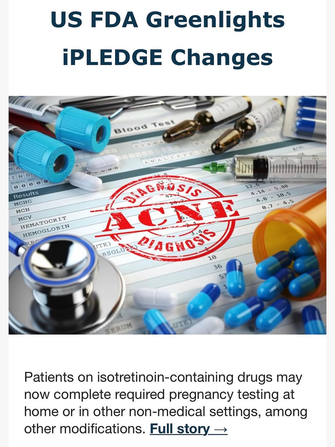 Instagram post by Dr. Cherise M. Levi, DO, FAAD, FAOCD: Some long awaited changes to government controlled ipledge system! These changes are planned to take effect in August 2026, so hopefully by …