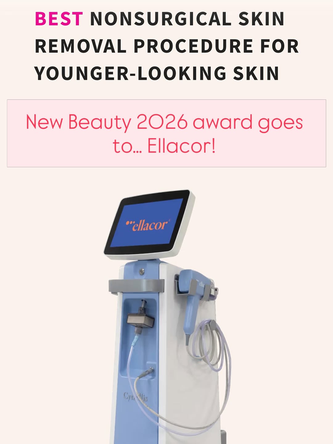 Instagram post by Dr. Cherise M. Levi, DO, FAAD, FAOCD: Hello GLP-1s….goodbye sagging skin!✌🏼 Ellacor® Micro-Coring® technology is the FIRST and ONLY FDA approved treatment addressing skin laxity…