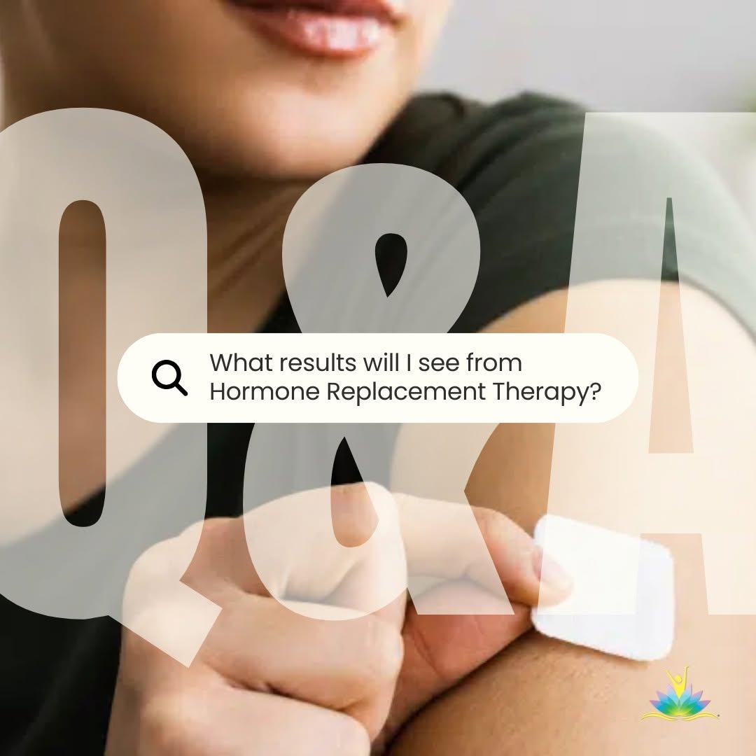 Instagram post by Dr. Cheryl Harris Geer: 💬 FAQ: What results can I expect from Hormone Replacement Therapy? 💬 Our cutting-edge Hormone Replacement Therapy can help restore balance…