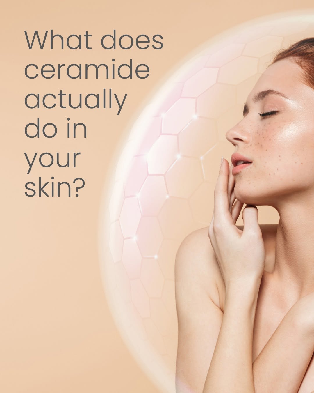 Instagram post by Dr. Cheryl Lee Eberting: Tuesday trivia, and this one's worth knowing. 📚 Ceramides are in a lot of skincare products right now. But what do they actually DO? A) Sti…