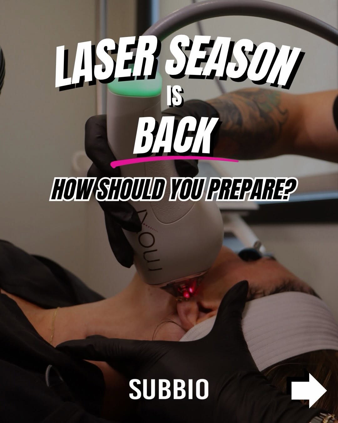 Instagram post by Dr. Christian Subbio: Laser season is officially BACK ✨ Summer may be coming to an end, but your best skin is just getting started. Now is the perfect time to res…