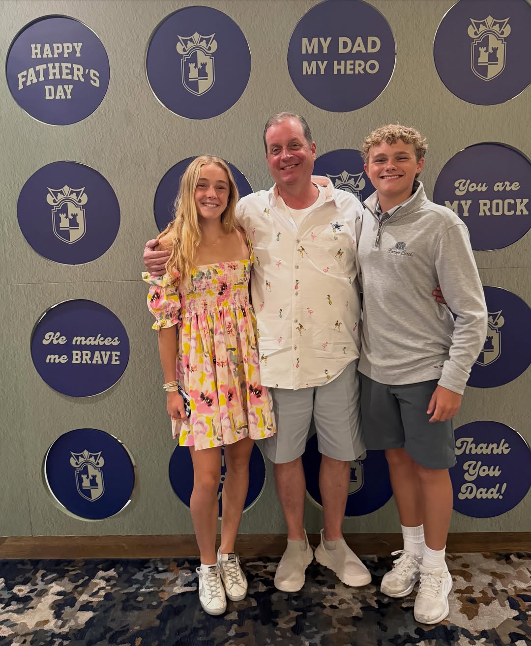 Instagram post by Dr. Christine A. Stiles: This wall said it all! Happy Father’s Day to all the men who support us and make the world a better place!