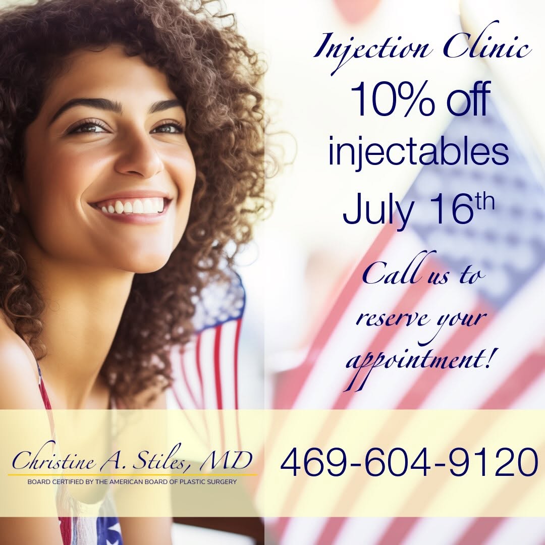 Instagram post by Dr. Christine A. Stiles: Join us this Thursday for a special deal on all injectables!