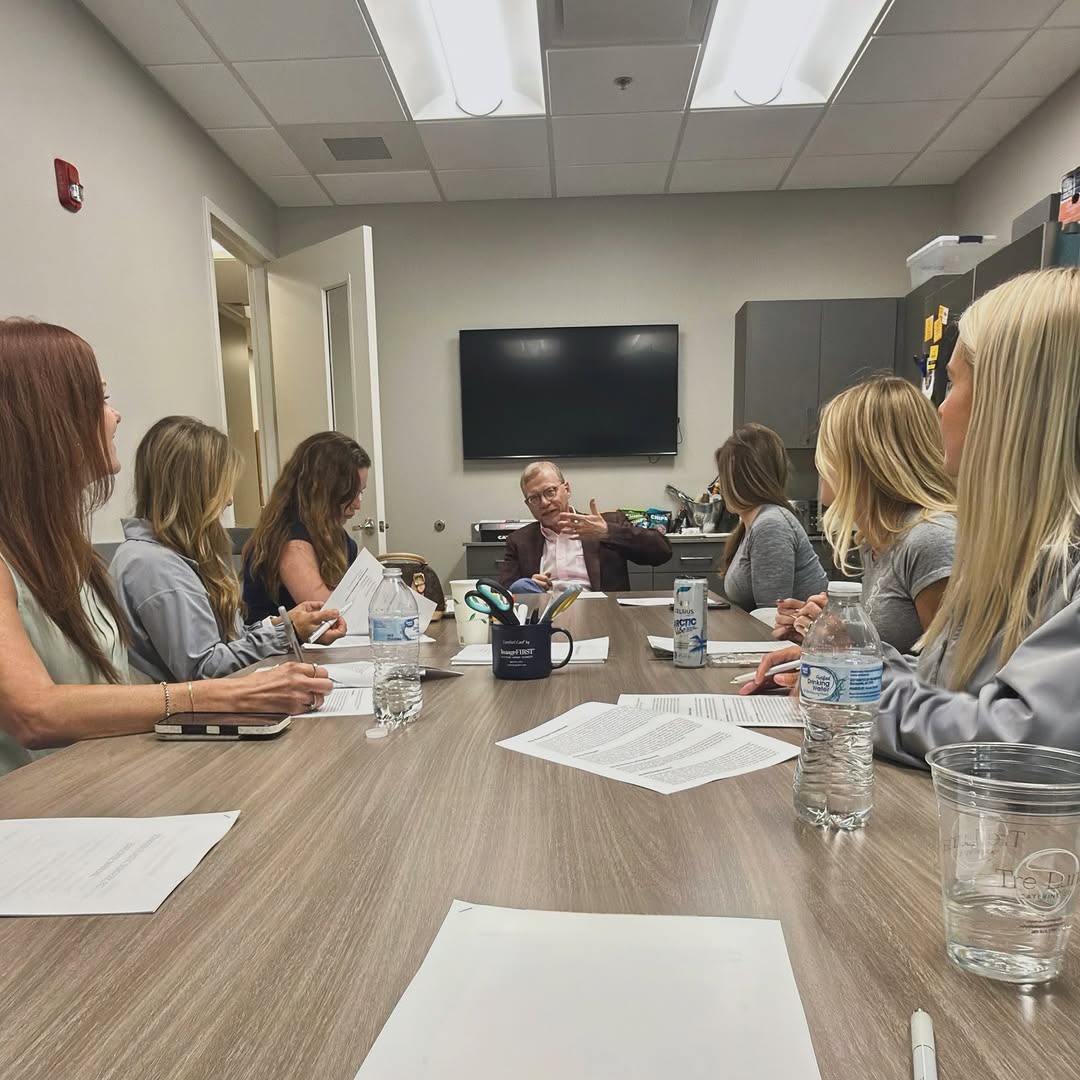 Instagram post by Dr. Christopher J. Schaffer: A little behind the scene look at Dr. Schaffers team coming together with one thing in mind: YOU. 🤍 We’re always looking for ways to make y…