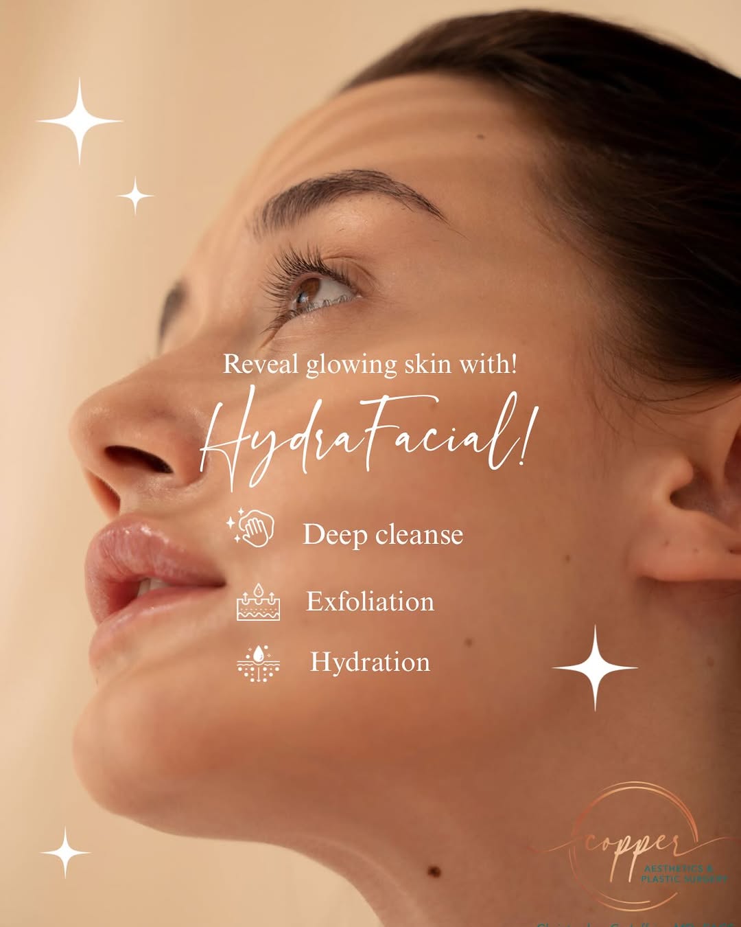 Instagram post by Dr. Christopher Jeffries: Your glowiest skin starts here ✨ A Hydrafacial is the ultimate reset for dull, congested, or dehydrated skin — combining deep cleansing, gen…