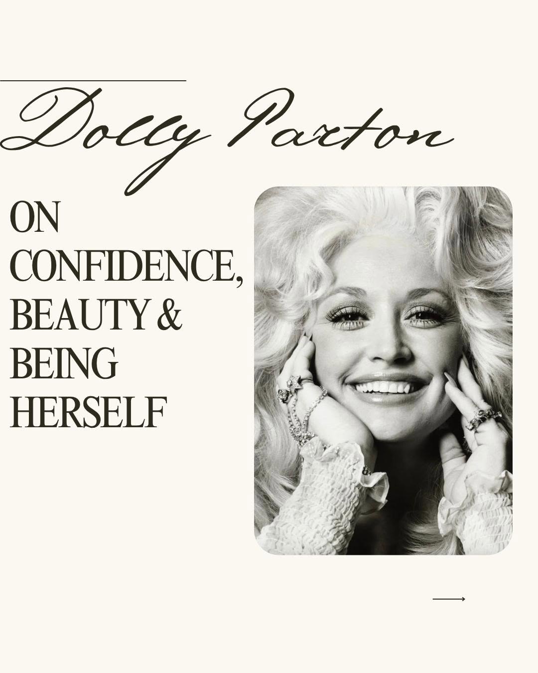Instagram post by Dr. Christopher N. Vashi: Take a page from Dolly 🤍