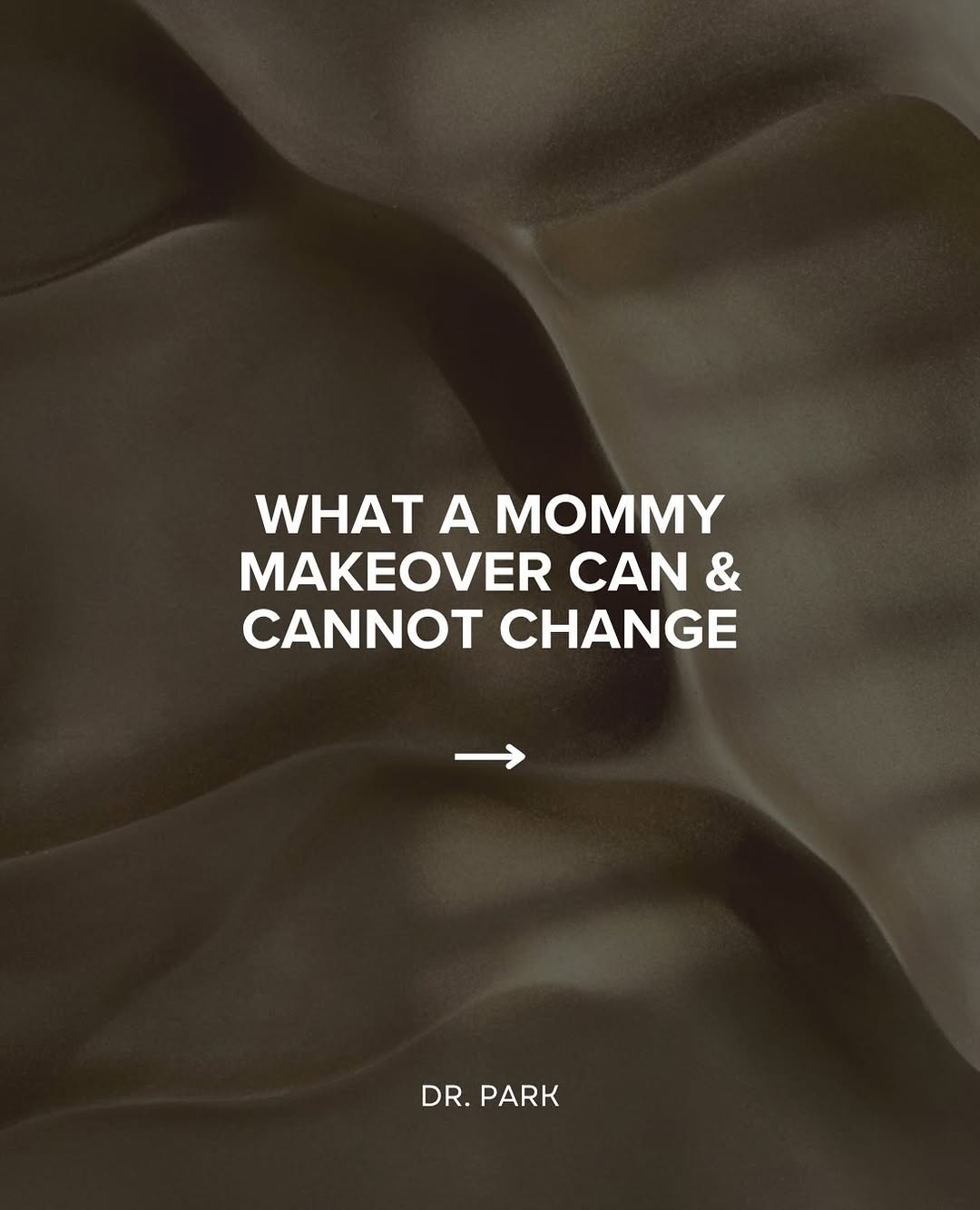 Instagram post by Dr. Christopher Park: A lot of women come into a mommy makeover consultation with a list of things that have changed since pregnancy, breastfeeding, weight fluctu…