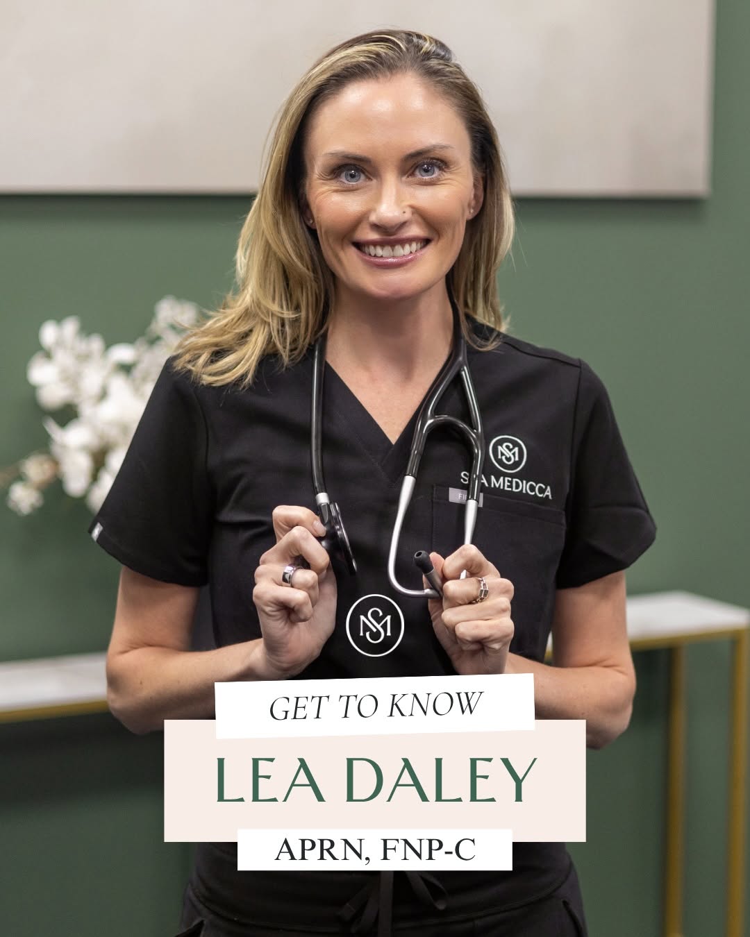 Instagram post by Dr. Christopher Sesslar: From BHRT and medical weight loss to injectables and microneedling, Lea takes a personalized approach to helping her patients look and feel …