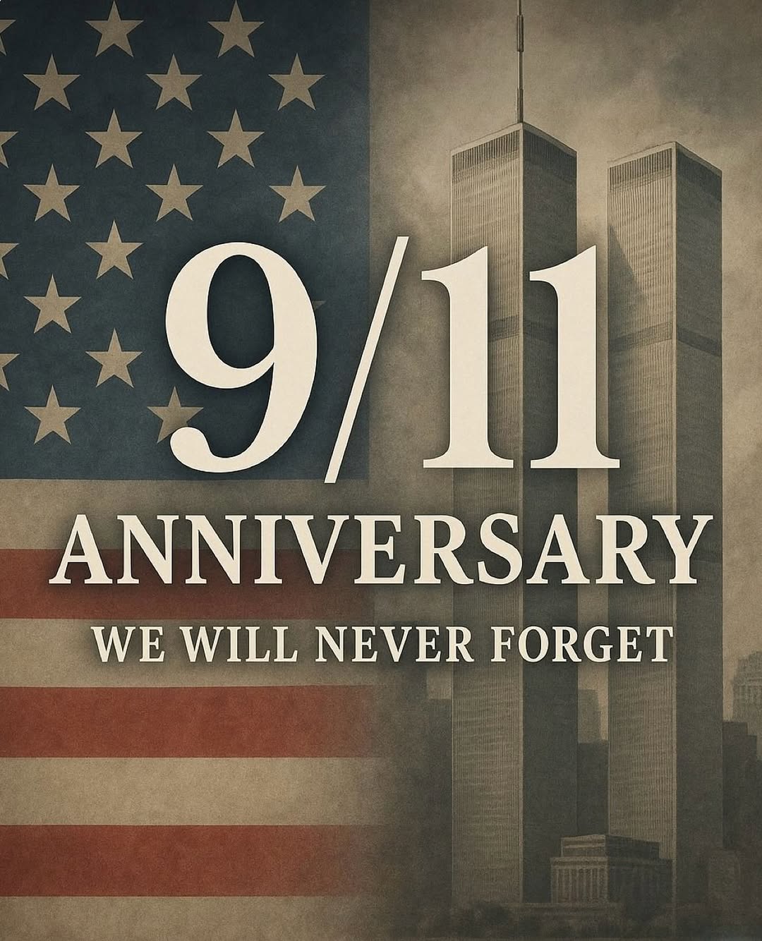 Instagram post by Dr. Corwin Martin: 25 years ago today, our nation experienced one of the most tragic days in American history. Today, we remember and honor the lives lost on S…