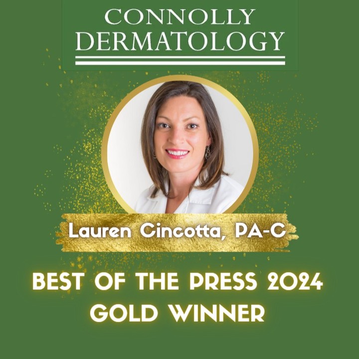 Instagram post by Dr. Coyle Connolly, DO: Thank you for voting us Best of the Press 2024! We truly appreciate your continued support and trust in our care. #njdermatology #winners #n…