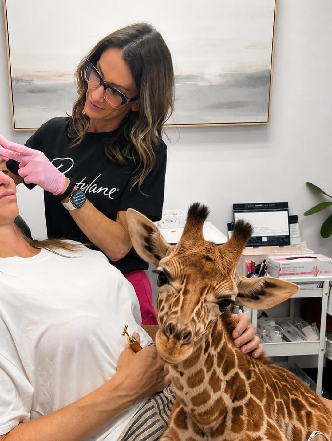 Instagram post by Dr. Craig A. Staebel: UPDATE: We can confirm Gracie has accepted a position at Georgetown Plastic Surgery🦒✨ Welcome to the team, Gracie. 🤍Current responsibiliti…