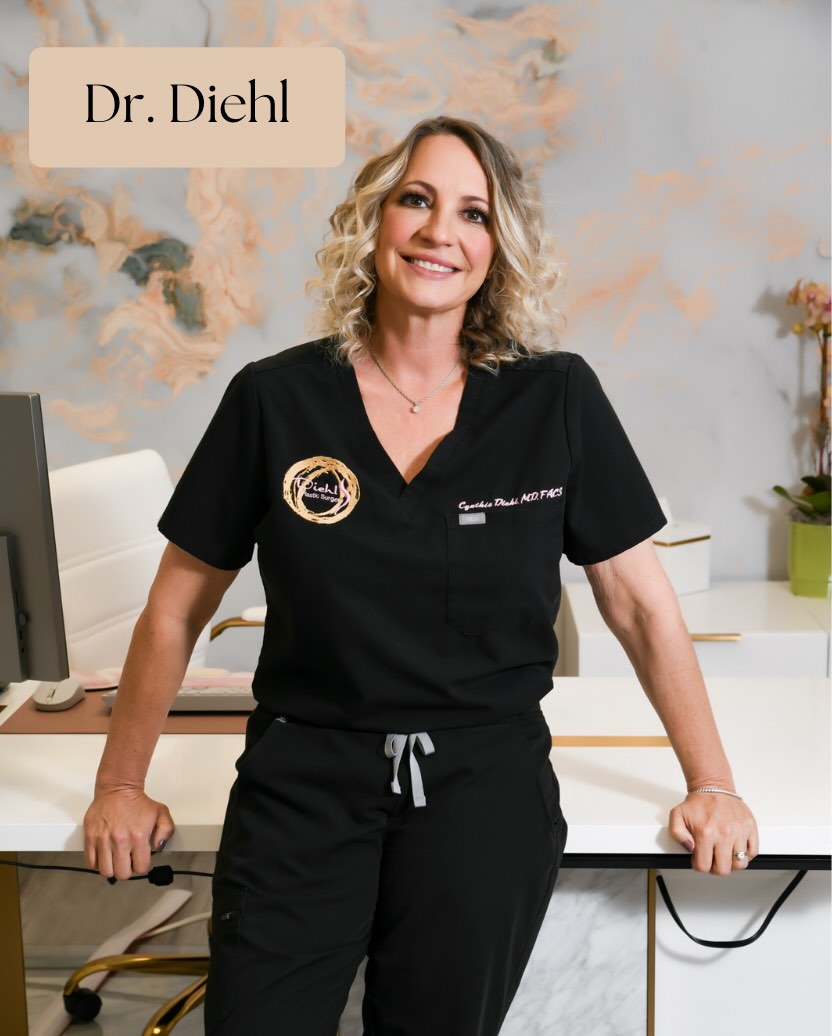 Instagram post by Dr. Cynthia Diehl: Meet the DPS Surgical Care Team💉✨ Meet Dr. Cynthia Diehl, our board-certified plastic surgeon! Dr. Diehl is passionate about helping patien…