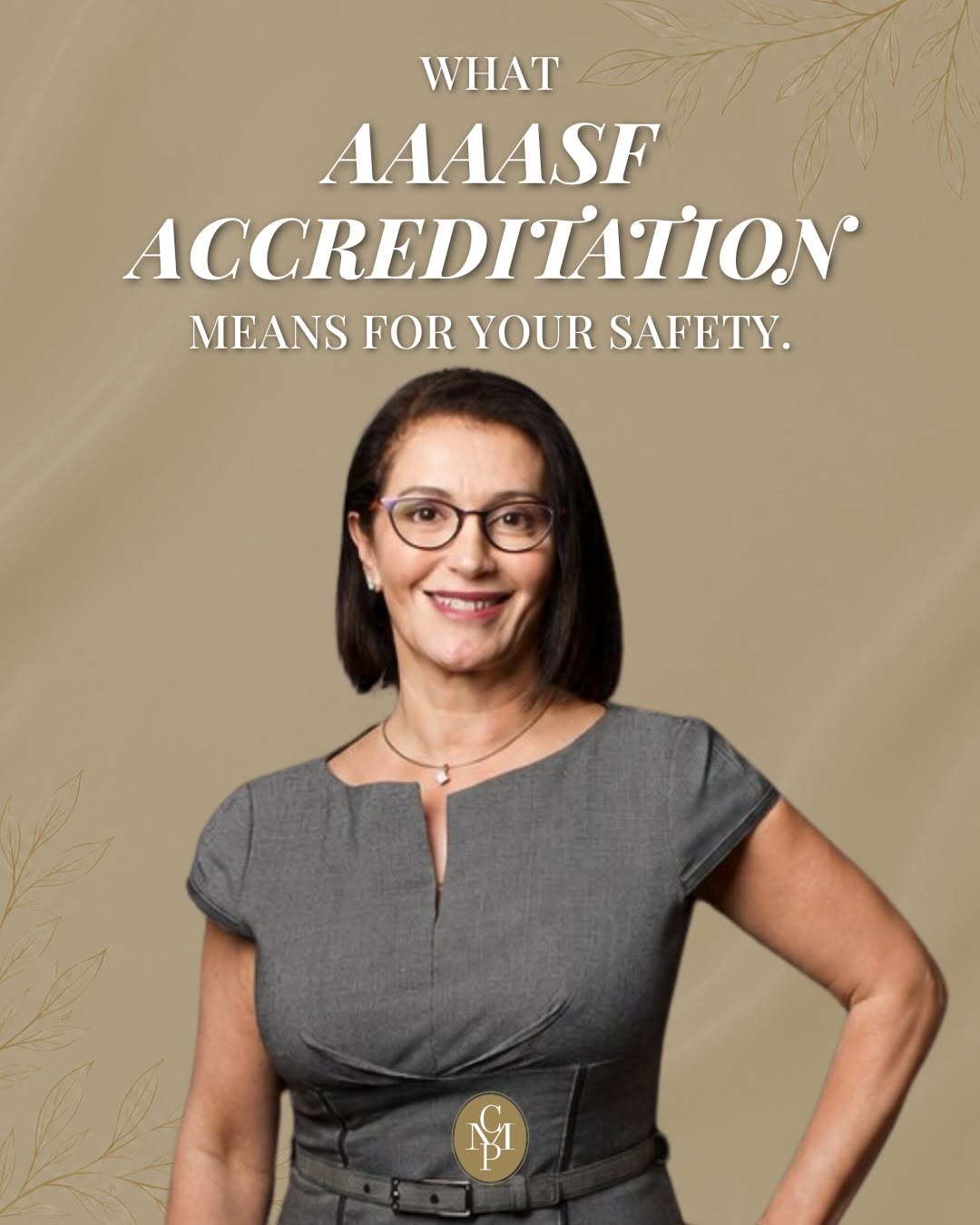 Instagram post by Dr. Cynthia M. Poulos: Peace of mind starts before you ever walk through our doors ✨ Safety isn't a footnote; it's woven into every part of your experience, from t…