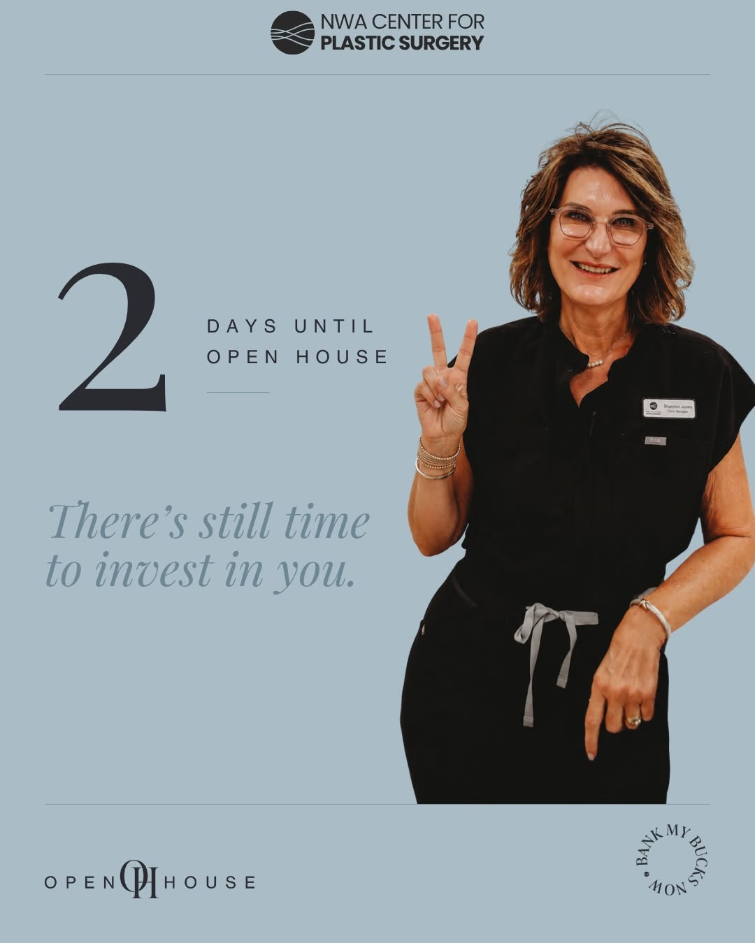 Instagram post by Dr. D. Heath Stacey: Two days left to Bank Your Bucks. ⏰ Take five minutes today to choose your amount and check out online. No login is required. Not sure how m…