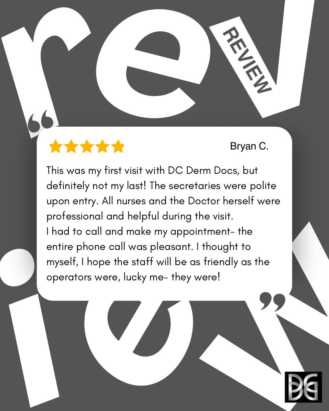 Instagram post by Dr. Dale Isaacson: We’re always grateful when our patients take the time to share their experience. Creating a welcoming, professional, and comfortable environ…