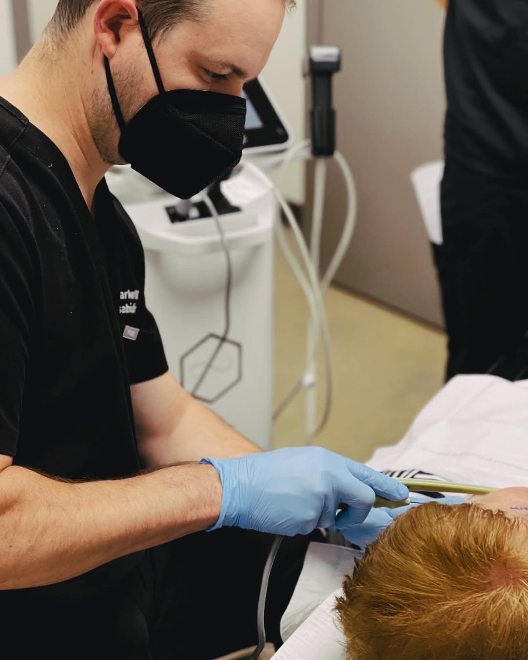Instagram post by Dr. Daniel A. Barker: ⭐️IMPORTANT INFORMATION⭐️ We now have an in-office procedure called FaceTite —> this procedure is comparable to a surgical facelift without …