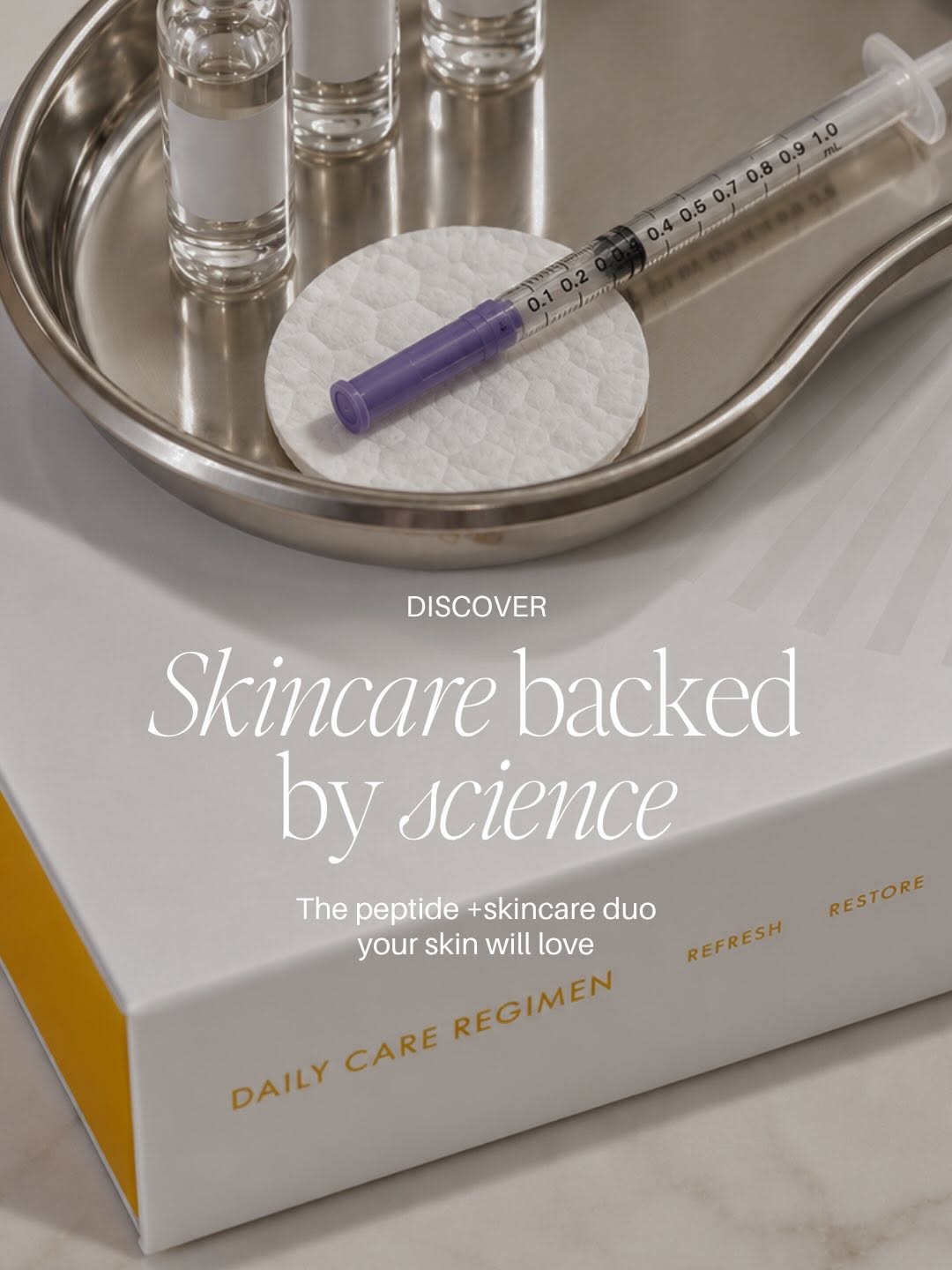 Instagram post by Dr. Daniel Butz: The secret to healthier-looking skin? Supporting it in more than one way. Glow is a peptide stack consisting of BPC-157, TB-500, and GHK-Cu,…