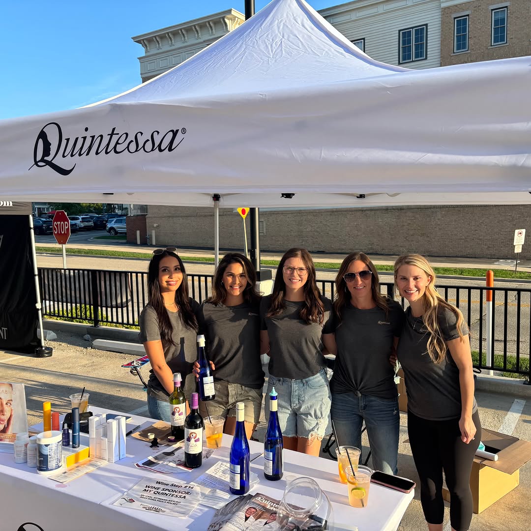 Instagram post by Dr. Daniel Butz: We loved getting out into the community this weekend! 🤍✨ Thank you to everyone who stopped by to see us at the Delafield Wine Walk and Tast…