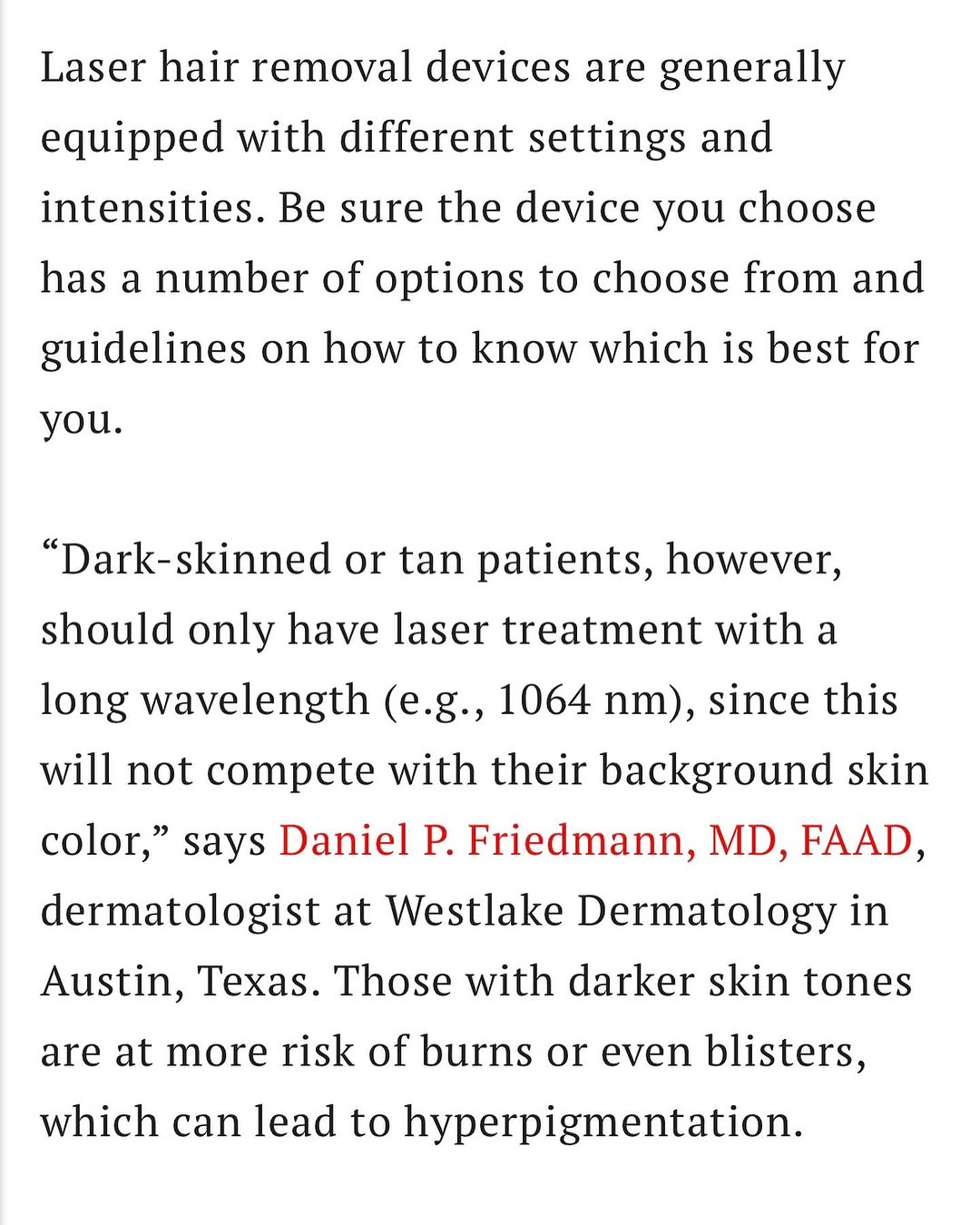 Instagram post by Dr. Daniel P. Friedmann: It’s Time #timemagazine #worldbestdermatologist #athomelaser #athomelaserhairremoval #athomeipl #athomeiplhairremoval #westlakedermatology