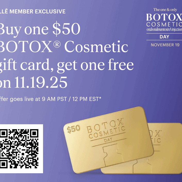 Instagram post by Dr. Daniel Thomas: BOGO with BOTOX. Mark your calendars for 9 am on November 19. Use your alle app to login to your account. Purchase your cards and book your …