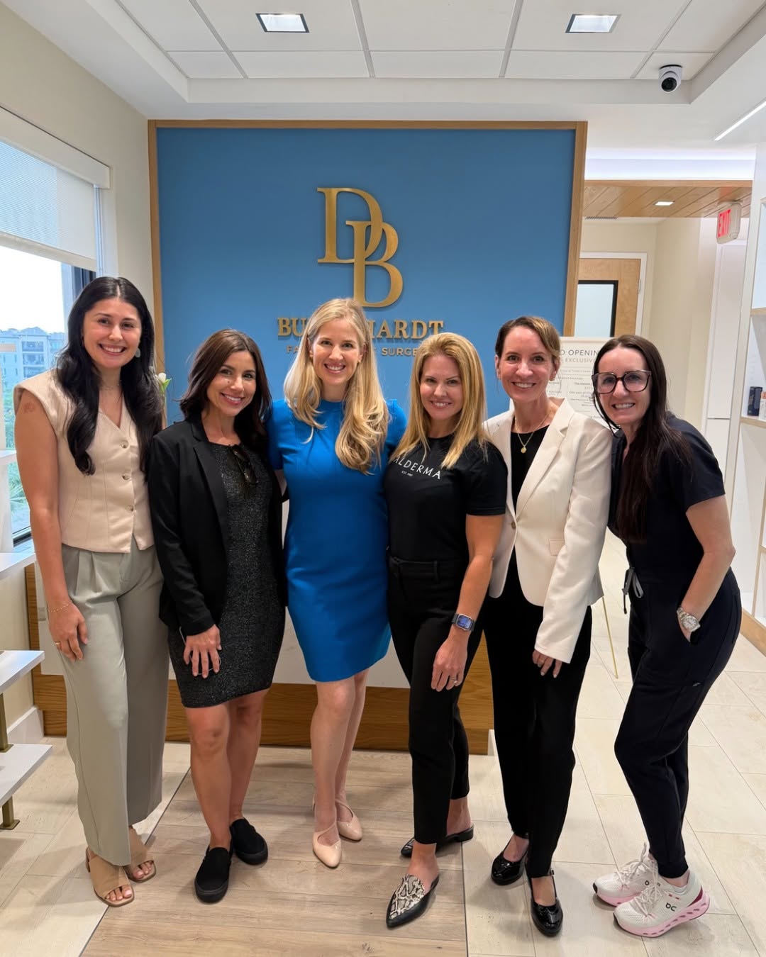 Instagram post by Dr. Daniela Burchhardt: Throwback to our grand opening — the day we got to introduce our new space and welcome everyone in to see it firsthand. ✨ From the first gue…