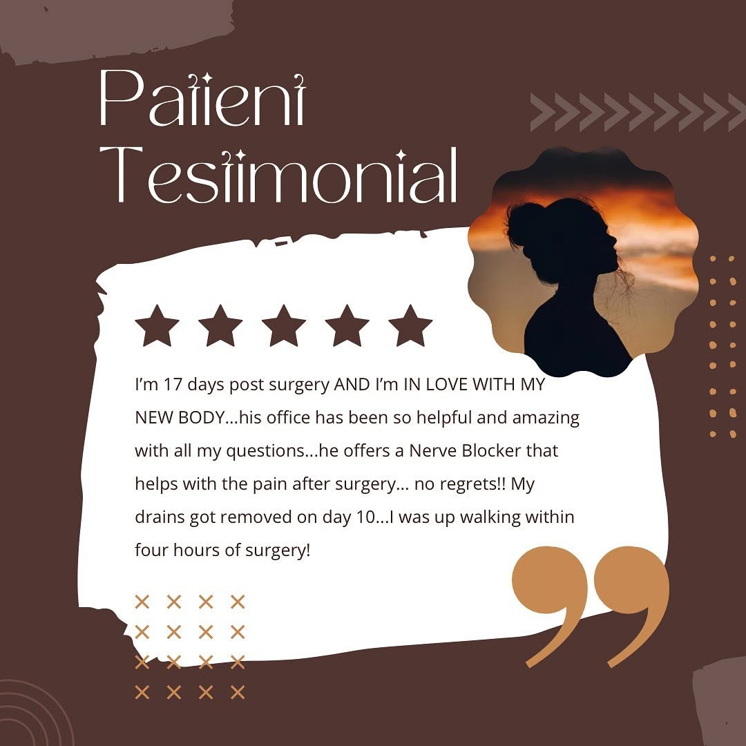 Instagram post by Dr. Dann Leonard: Thank you for sharing your experience 🤍 your feedback is highly appreciated! . . 📲(503)391-2760 . . #plasticsurgery #salem #oregon #PNW #t…