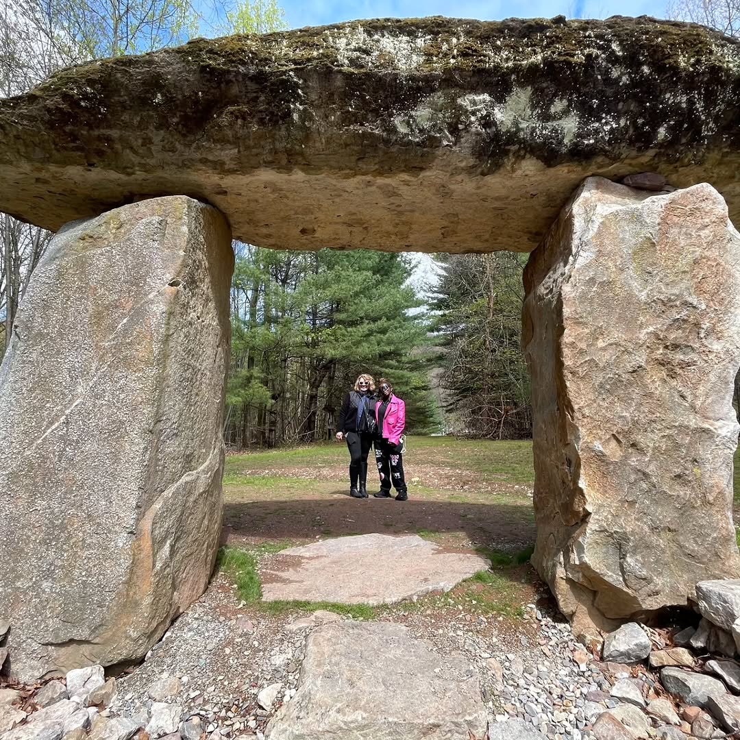 Instagram post by Dr. Darab Hormozi: A mystical and magical time exploring these ancient megaliths not too far away.