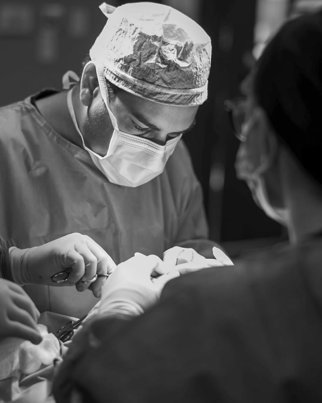 Instagram post by Dr. David Azouz: Precision. Passion. Purpose. Transforming confidence one procedure at a time ✨ #plasticsurgeon #surgery #operatingroom #transformation #phot…