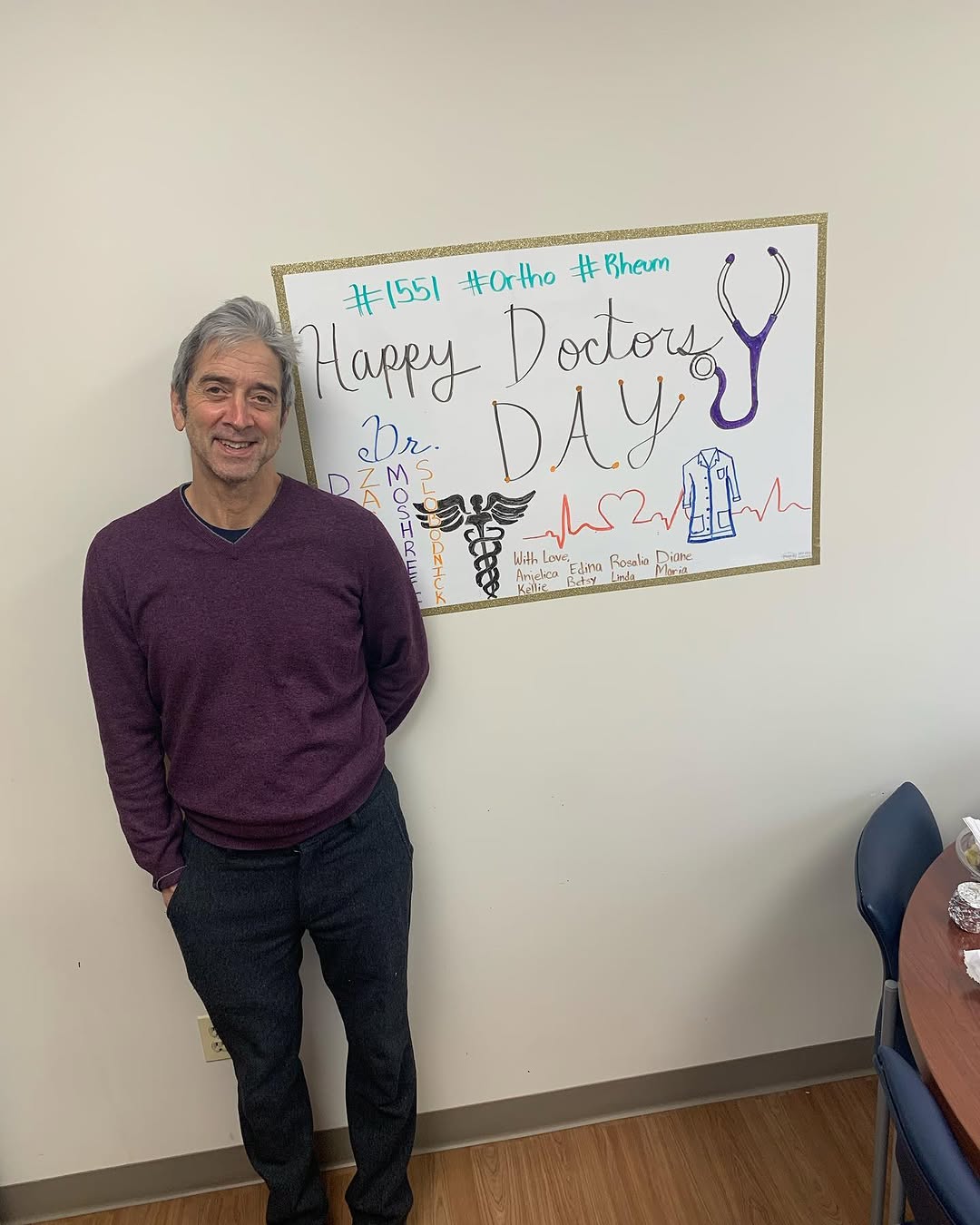 Instagram post by Dr. David Drucker: Happy Doctors Day ⚕️