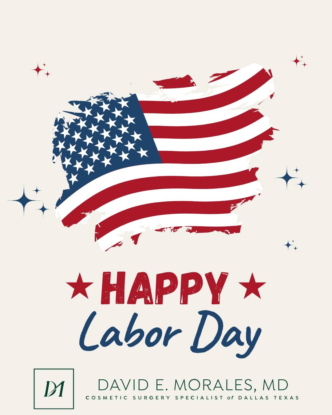 Instagram post by Dr. David E. Morales: 🎉 Happy Labor Day, everyone! 🇺🇸 Today, we celebrate the hard work and dedication of every worker who keeps our nation moving forward! 🌟 …