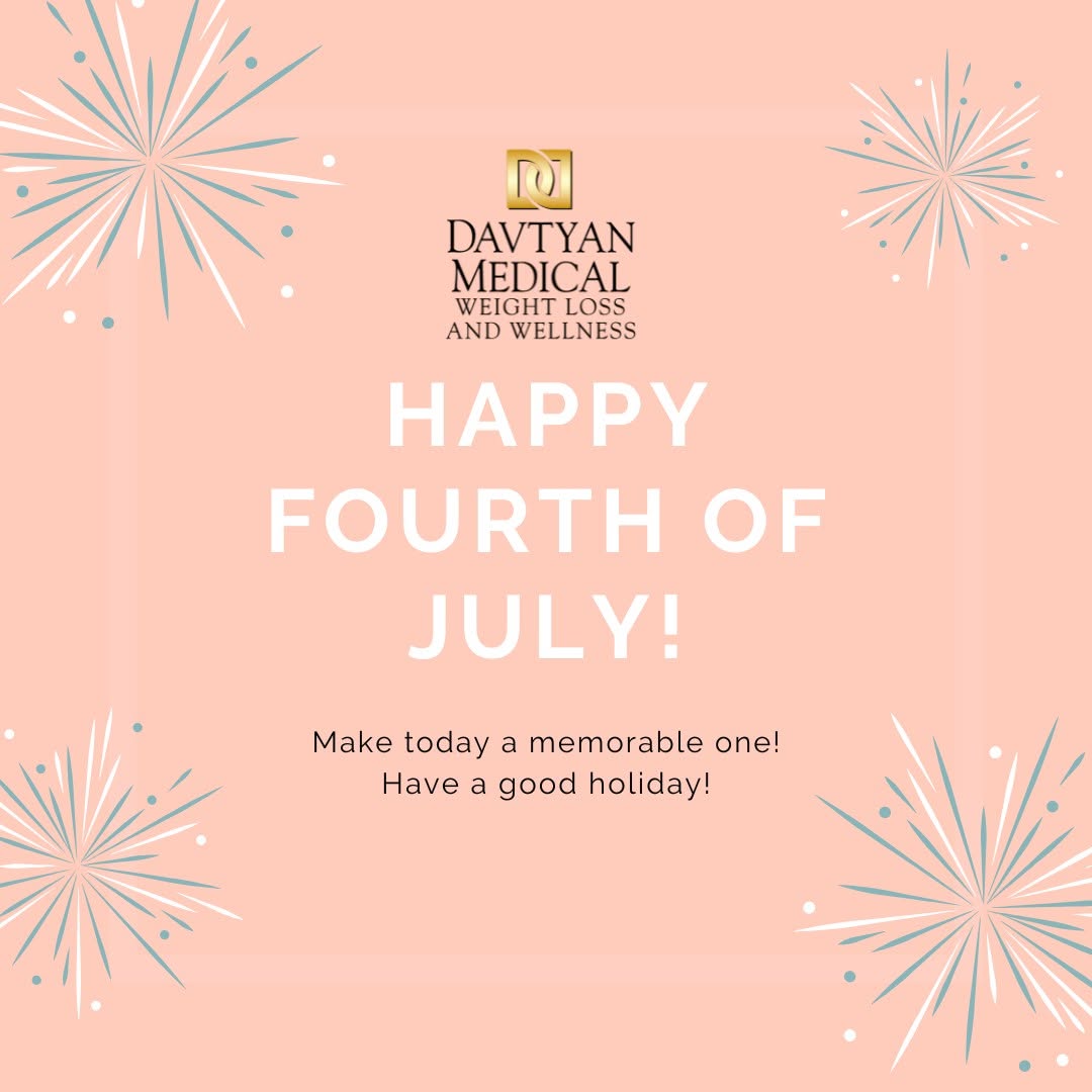 Instagram post by Dr. David G. Davtyan: 🎆 Happy 4th of July from LapBandLA! 🎆 . Today we celebrate freedom, independence, and the strength to make bold decisions—just like the jo…
