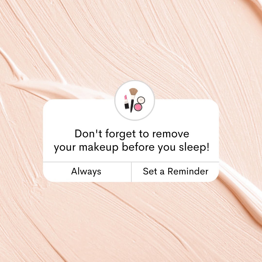Instagram post by Dr. David H. McDaniel: Your skin does some of its best repair work while you sleep, but not if it's covered in makeup. Leaving makeup on overnight can interfere wi…