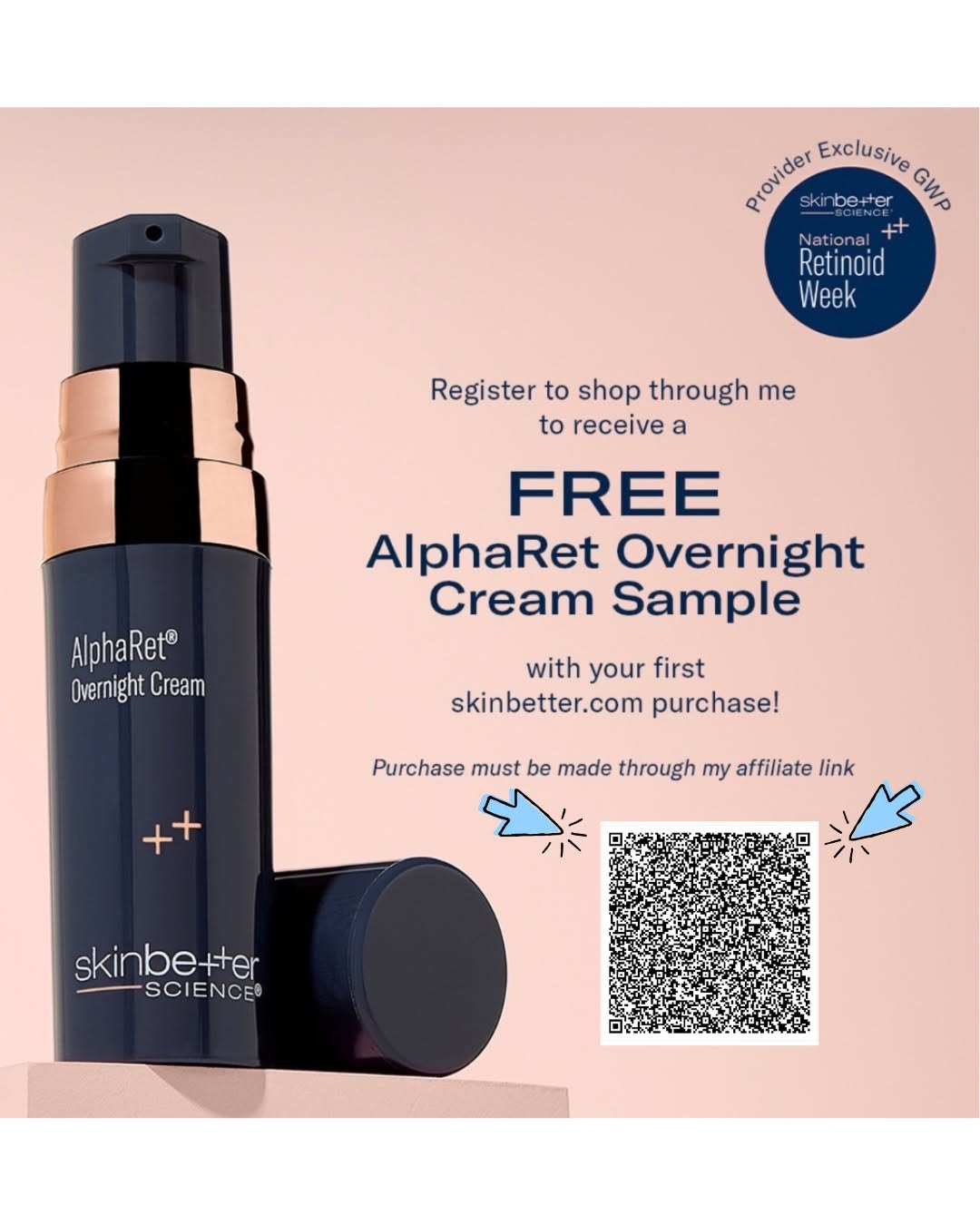 Instagram post by Dr. David J. Applebaum: National Retinoid Week — September 14–20 Meet Skinbetter Science AlphaRet Overnight Cream! A retinoid treatment designed to help improve the…