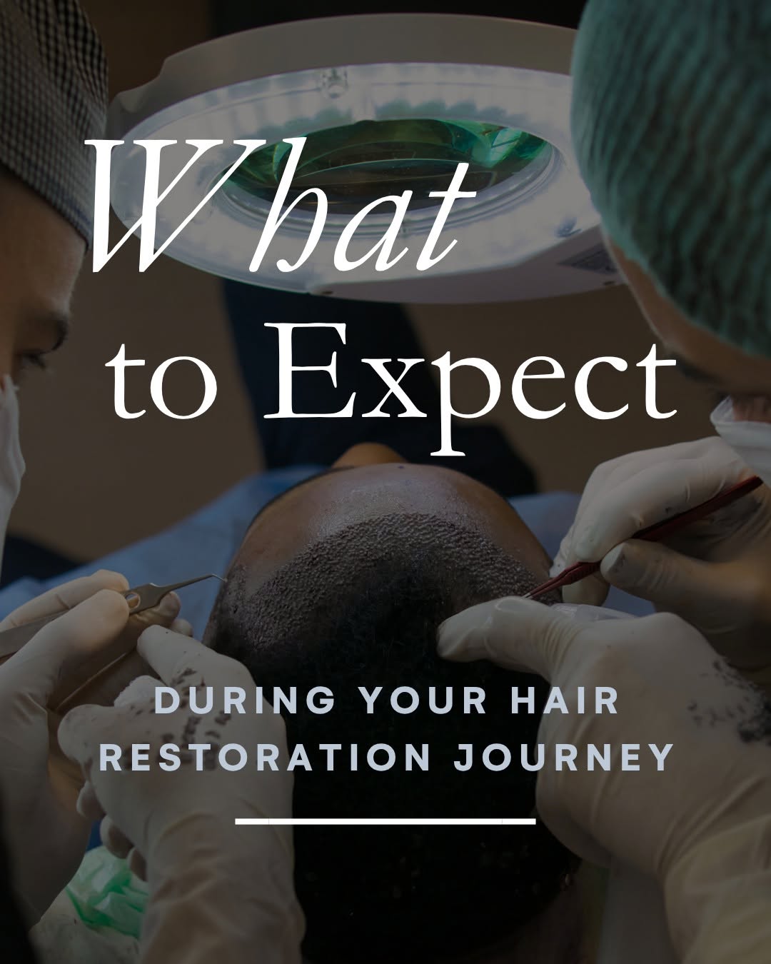 Instagram post by Dr. David L. Rayfield: Considering hair restoration but not sure what to expect? From the procedure itself to recovery and new hair growth, understanding the proce…