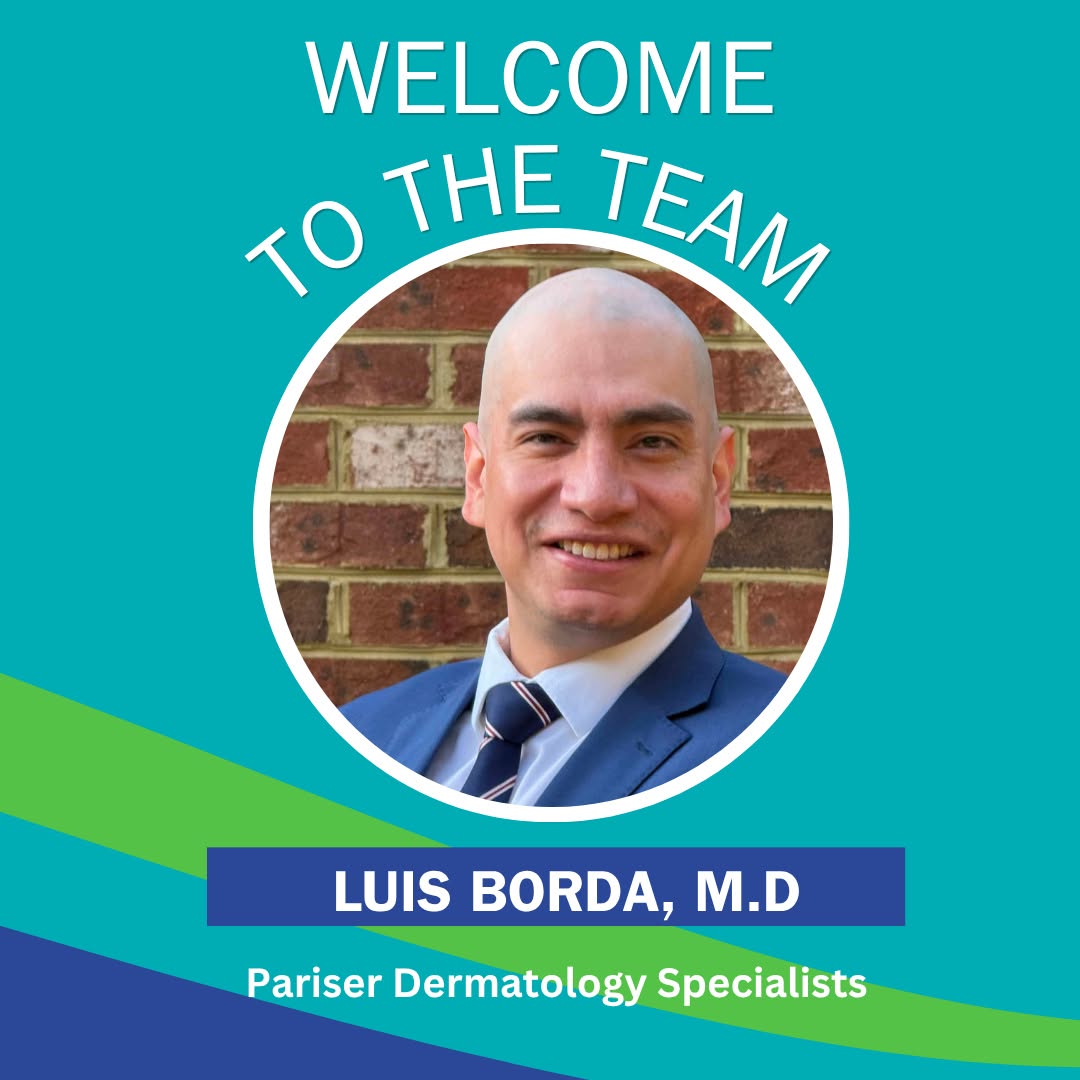 Instagram post by Dr. David M. Pariser: Please join us in welcoming Dr. Luis Borda to Pariser Dermatology! 🎉 He will be seeing patients at our offices located in Williamsburg an…