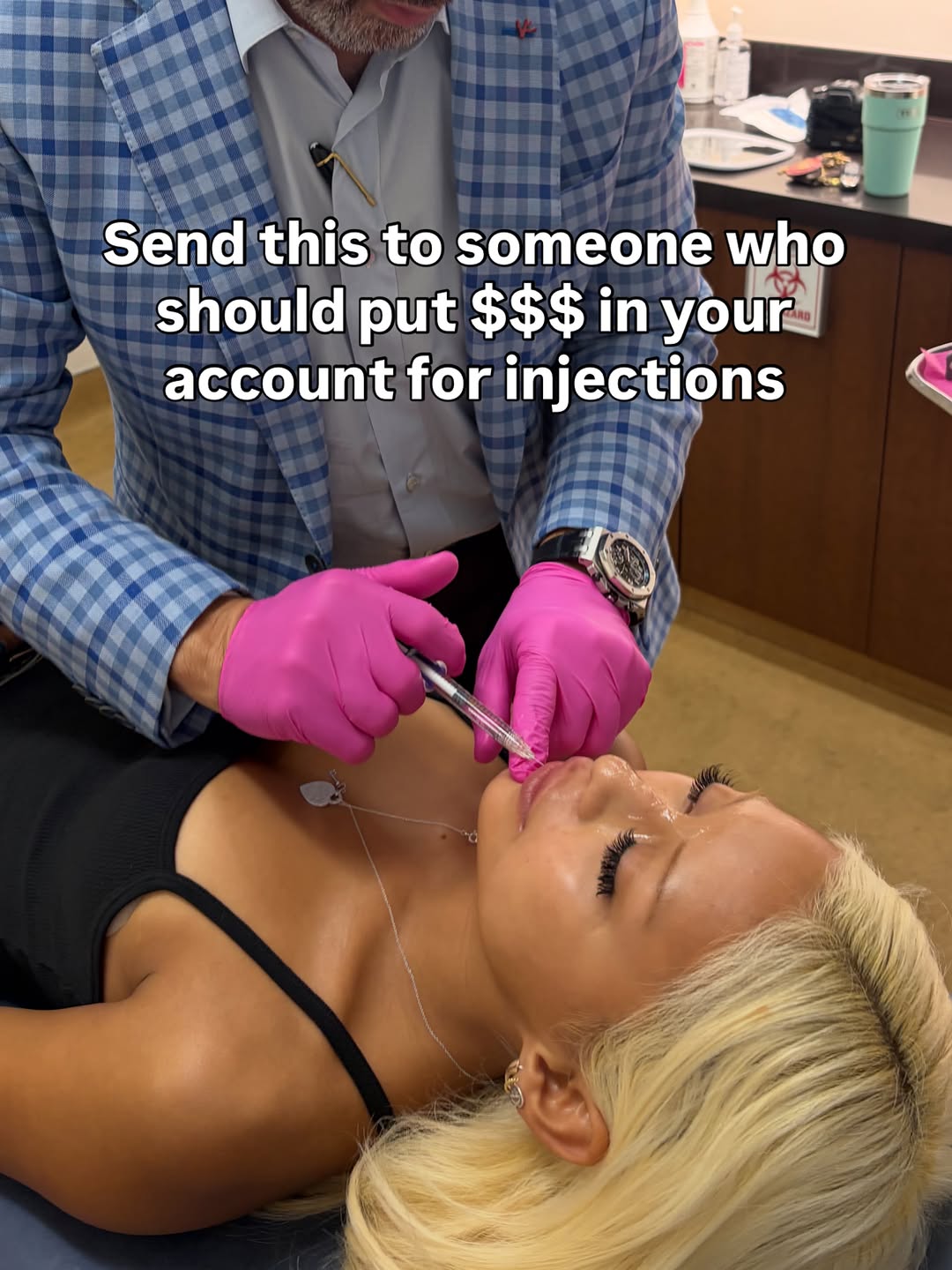 Instagram post by Dr. David Mashhadian: *forwards to husband* 😂😂 Happy Friday! #botox #injections #filler #ig #beverlyhills