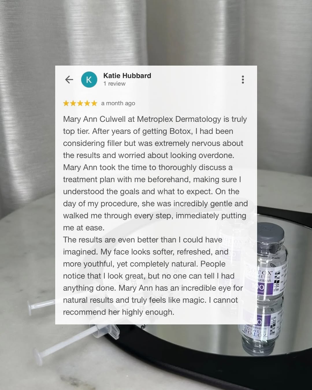 Instagram post by Dr. David R. Hensley: These type of reviews = our love language 🤍 #aesthetics #review