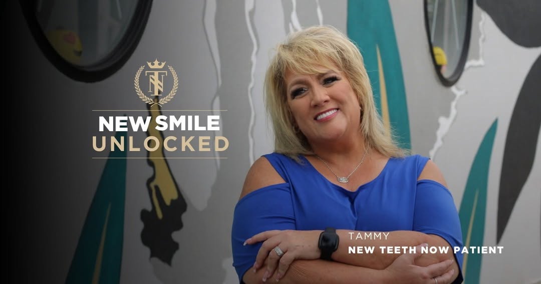 Instagram post by Dr. David R. Kirkpatrick, D: NEW SMILE UNLOCKED. For Tammy, her new smile wasn’t just about changing her teeth. It was about getting back to living life to the fullest —…