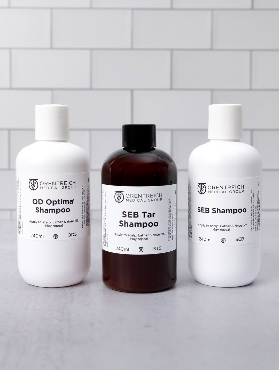 Instagram post by Dr. David S. Orentreich: Three shampoos. Three targeted approaches. Because no two scalps are exactly alike. 🧴✨ Excess oil, buildup and stubborn flaking don’t all r…