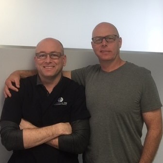 Instagram post by Dr. David Schlang: My twin trying his best to smile after his appointment 🤣