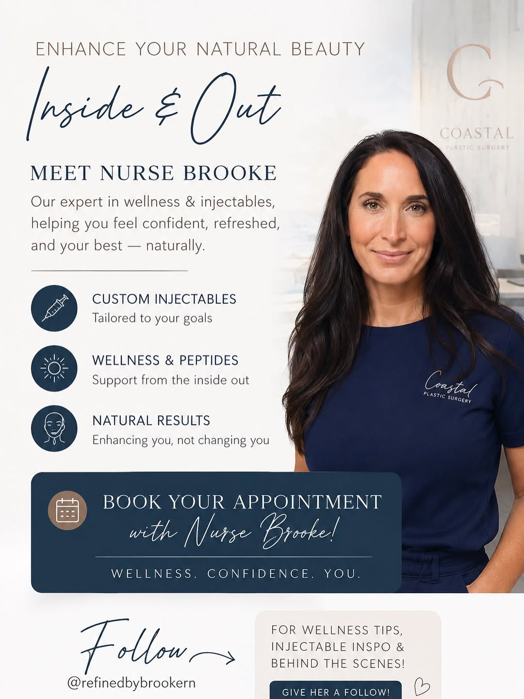 Instagram post by Dr. Dax Guenther: ✨ Meet Nurse Brooke! ✨ Ready to feel your best from the inside out? Nurse Brooke is here to help you reach your wellness and aesthetic goals…