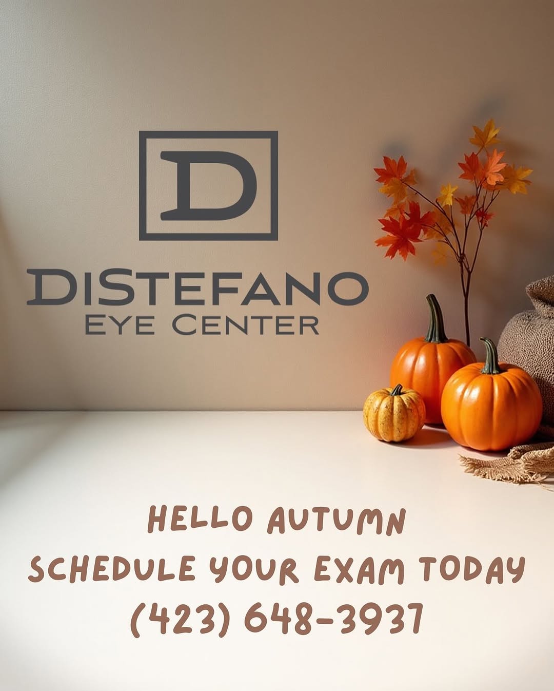Instagram post by Dr. Deborah DiStefano: 👀✨ Keep your vision clear and your eyes healthy — schedule your yearly eye exam today! 👓 Regular checkups help catch changes early so you …