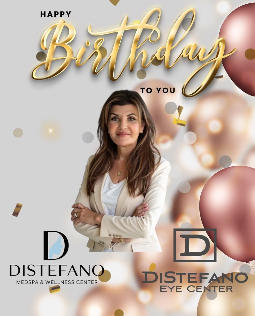 Instagram post by Dr. Deborah DiStefano: Happy Birthday to our wonderful Dr. D! 🎉💗 Today we celebrate someone who is truly loving, kind, compassionate, and such a blessing to ever…