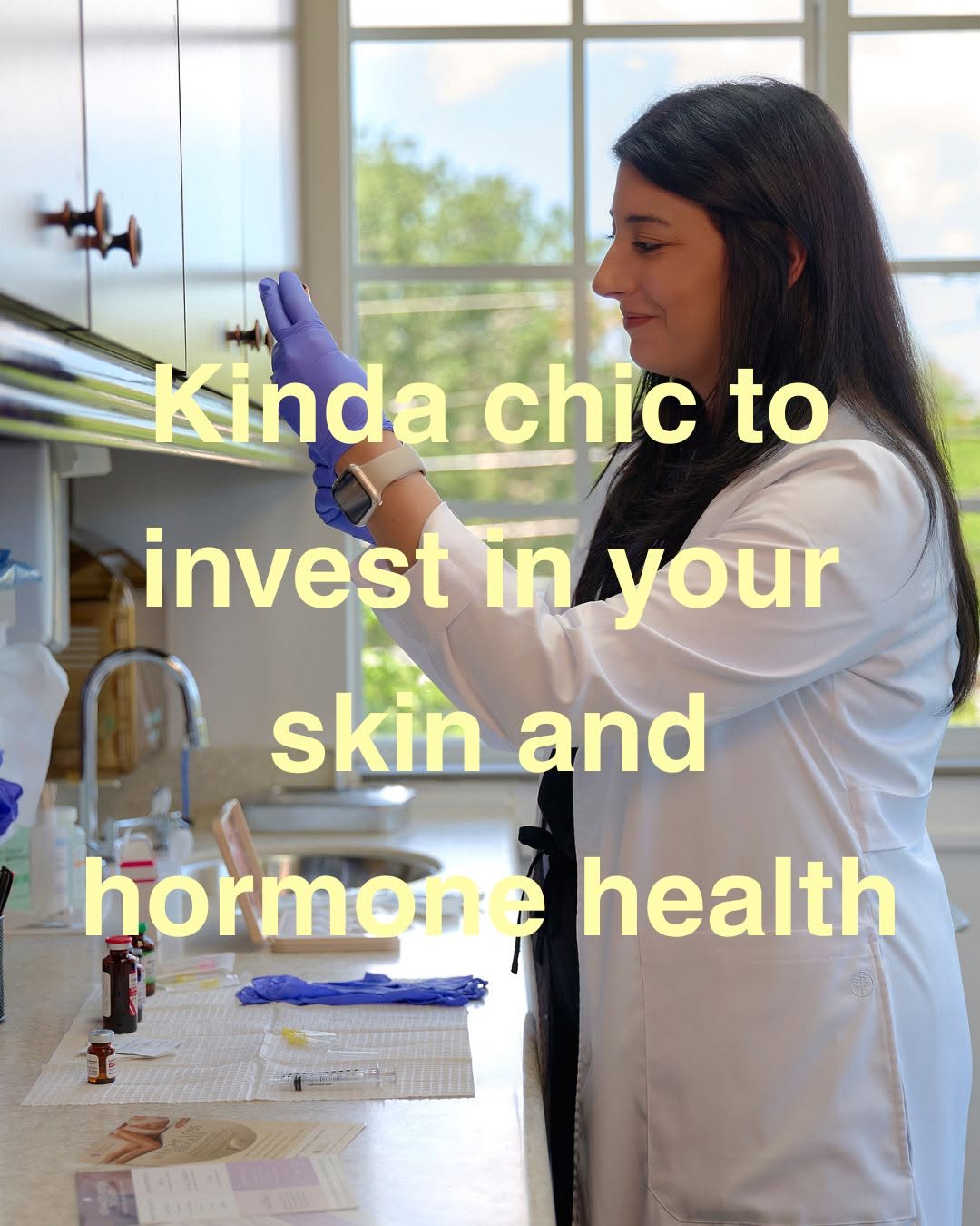 Instagram post by Dr. Deborah M. Longwill, DO: Kinda chic to set up an appointment with us 😉👩🏻⚕️ Schedule your appointment with me at @miamidermatology to discuss all your skin needs …