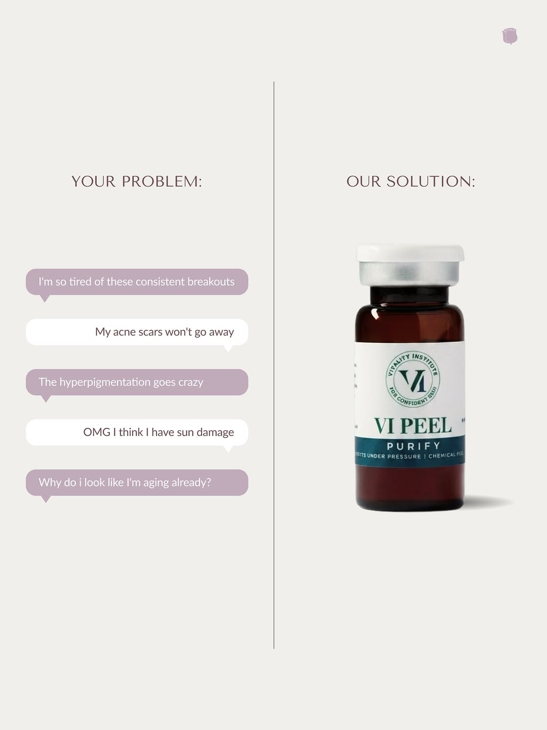 Instagram post by Dr. Deborah M. Longwill, DO: Consider this your sign to peel back the damage... literally. VI Peel is a medical-grade chemical peel designed to improve acne, discolorati…