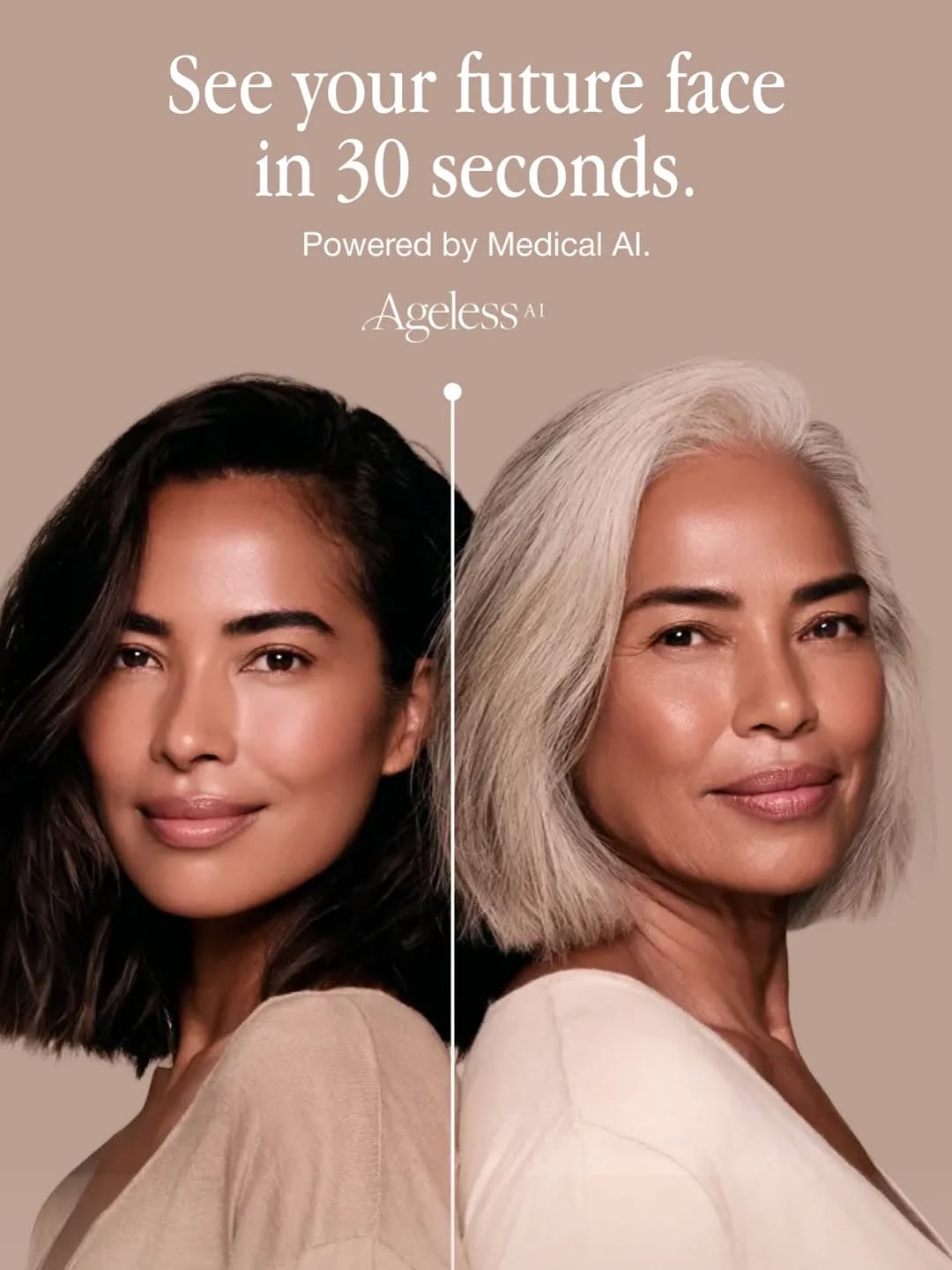 Instagram post by Dr. Deborah Marciano, DO: Reveal a better you jn 30 seconds. Receive $50 credit towards your recommended treatment. https://aglss.ai/greatneckmedicalspa?utm_source=in…
