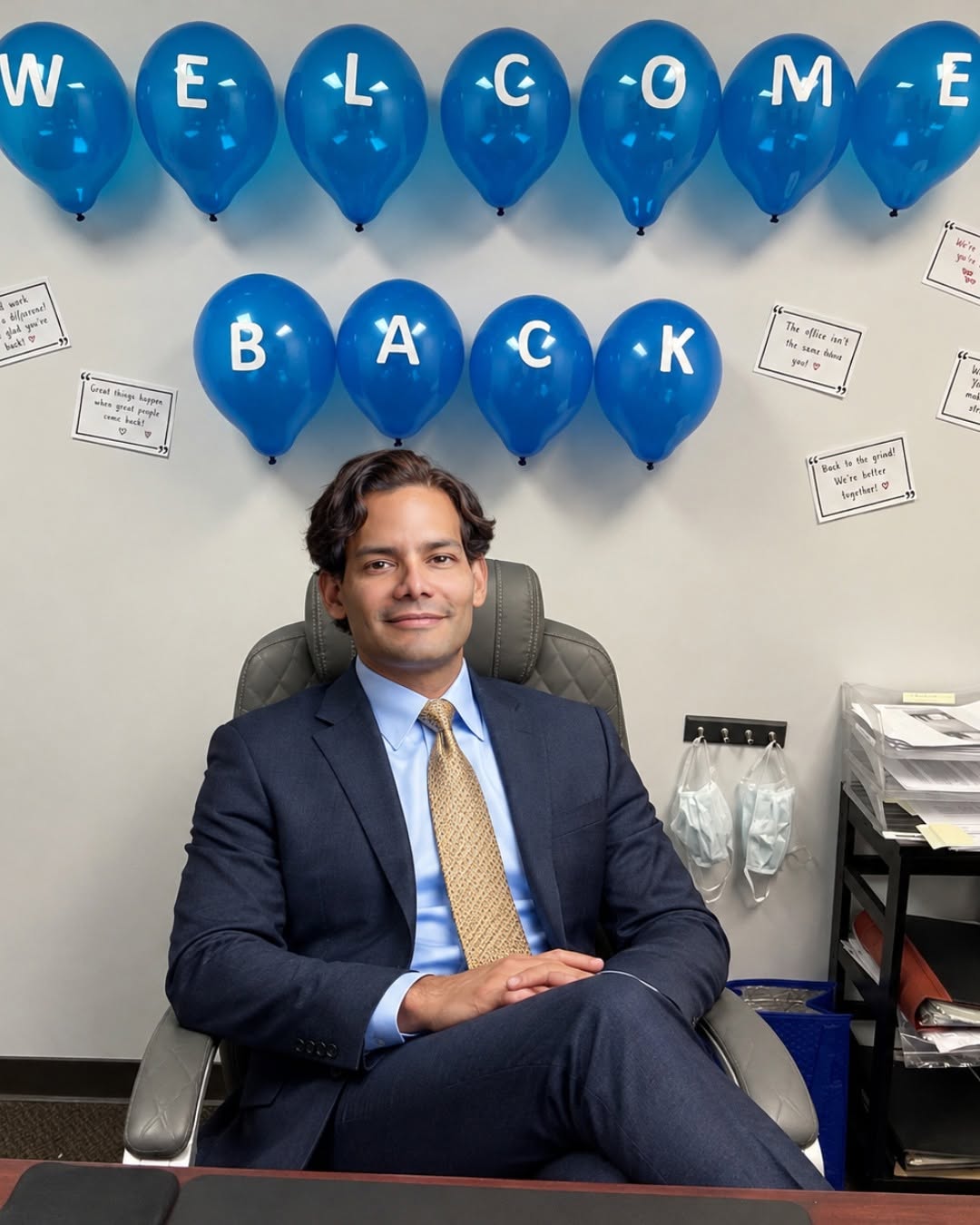 Instagram post by Dr. Deborah Pan: WELCOME BACK, DR. DAVILA! There is so much excitement at ESANA today as our entire team welcomes Dr. Davila back to the office! We’ve truly …