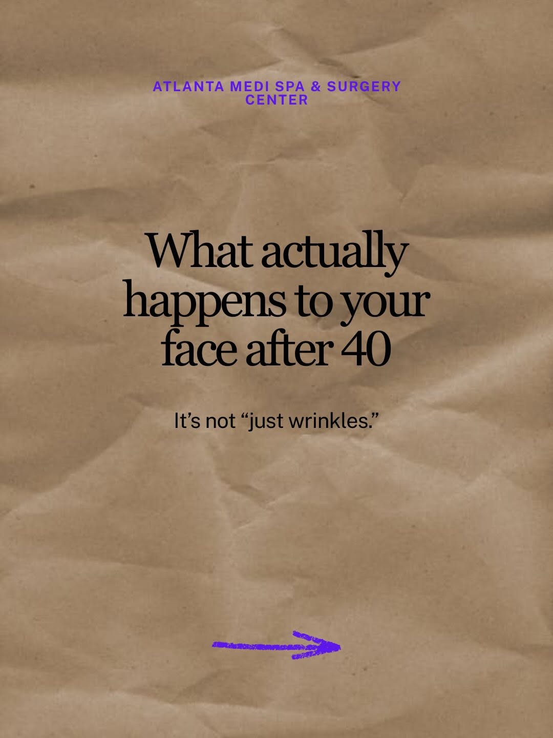 Instagram post by Dr. Debra Atkins: Aging isn’t random. After 40, three major things begin to happen: Collagen declines. Volume shifts. Lines linger longer. It’s not just “wrin…